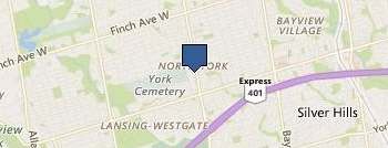 Design Toronto Web location map