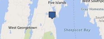 The Mooring Bed & Breakfast location map