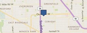 Garage door repair Castro Valley location map