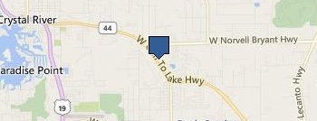 Mr Pool of Crystal River location map