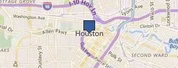 Houston SEO location map