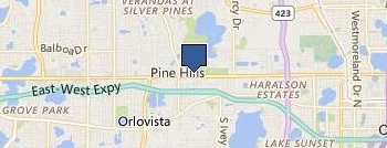 Orlando Office Furniture location map