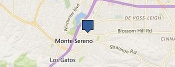 Vasona Family Dentistry location map