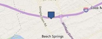 Great Smokies Flea Market location map