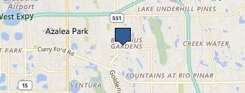 Orlando Taxi 24 location map