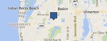 Pizza Uno location map