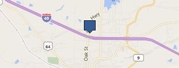 Americas Best Value Inn location map