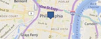 Alcohol & Drug Rehab Philadelphia location map
