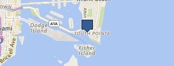 Miami Five Star - Yacht Charters location map