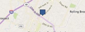 Bradley Insurance Service location map