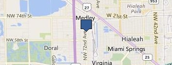 Miami Air Conditioning location map