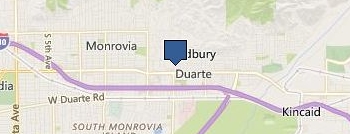 Carpet Cleaning Duarte location map