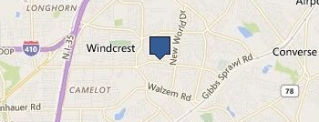 Triple R location map