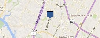 Texas Pet Styling location map