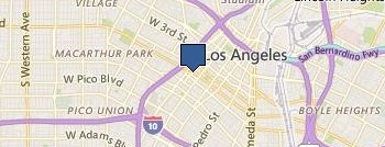 Emergency Plumber Los Angeles location map