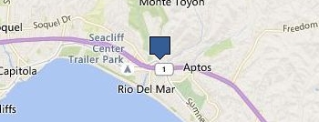 Antique Clocks of Santa Cruz location map
