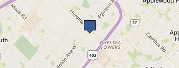 Mississauga Ontario Locksmith location map