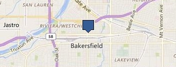 Wilshire Law Firm location map