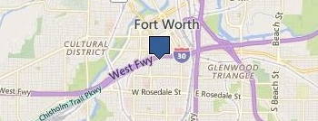 Fort Worth Child Custody Attorney location map