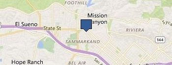 O'Connor Pest Control Santa Barbara location map