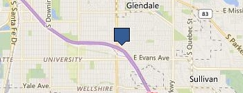 Lynn Starker Blyth, Ph.D. location map