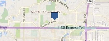 DFW Party Bus location map
