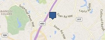 Advanced cleaners Inc. location map