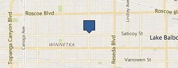 Garage Door Repair Reseda location map