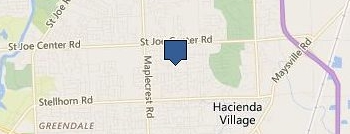 UpRight Garage Door Services location map