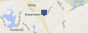 Harmony Ridge Resort location map