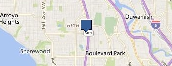 Gittel Contractor Painting location map