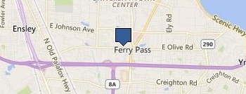 One St. Petersburg location map