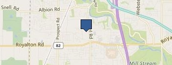 Robert Hicks General Construction location map