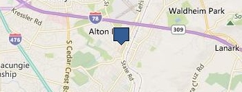 Heat Pumps Glasgow location map