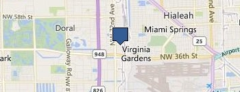 Abingdon Construction location map