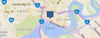 Patios Perth location map