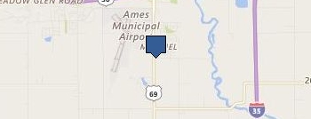 Ames Snow Removal Services location map