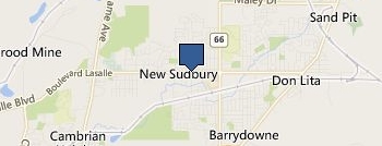 Sudbury PR Oven location map