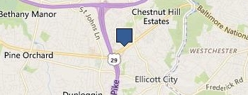 Casey Windows and Doors location map