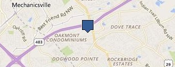 Garage Door Repair Oak Ridge location map