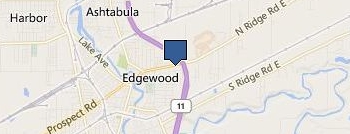 Edge-O-Town Motel location map