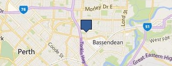 Wheel Zone location map