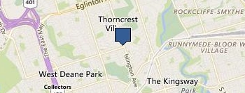 Garage Door Repair Etobicoke location map