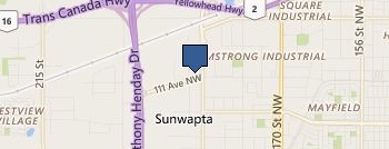 Budget Inn location map