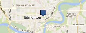 Rao Dermatology Edmonton location map