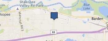 Sunny Siesta RV Park location map
