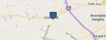 Shares Of New York location map