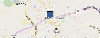 Aura Brushed location map