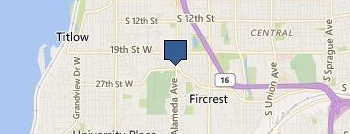 Thompson Law Office location map
