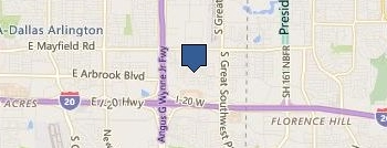 Davenport roofing repair services location map